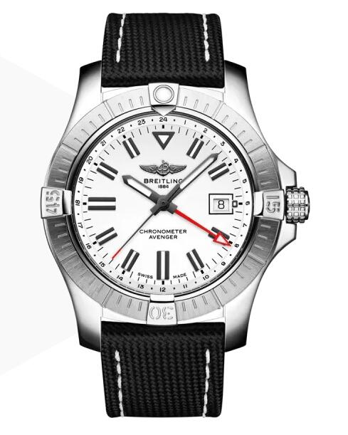 Replica Breitling Avenger Automatic GMT 43 Steel White A32397101A1X2 Men Watch Replica Breitling Avenger Automatic GMT 43 Steel White A32397101A1X2 Men Watch